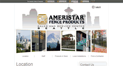 Desktop Screenshot of ameristarfenceseattle.com